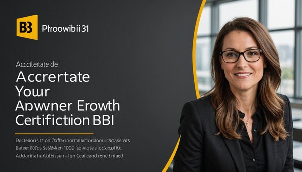 Accélérez votre avancement professionnel grâce à la certification power bi